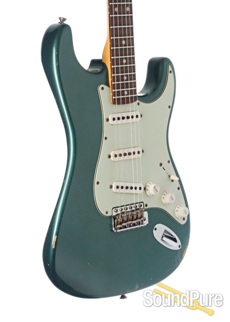 Fender CS 1960 MVP Strat Sherwood Green #CZ524339 - Used — image 3