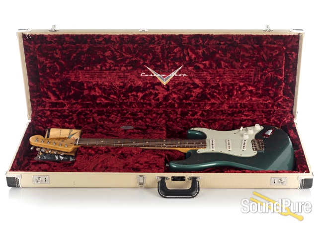 Fender CS 1960 MVP Strat Sherwood Green #CZ524339 - Used — image 6