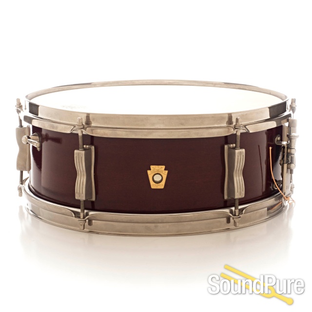 Ludwig 5x14 Pioneer Snare Drum Mahogany/Nickel — image 1