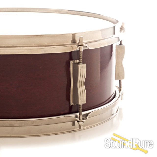 Ludwig 5x14 Pioneer Snare Drum Mahogany/Nickel — image 3