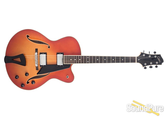 Comins GCS-16-2 Violin Burst Archtop Guitar #218026 - Used — image 8