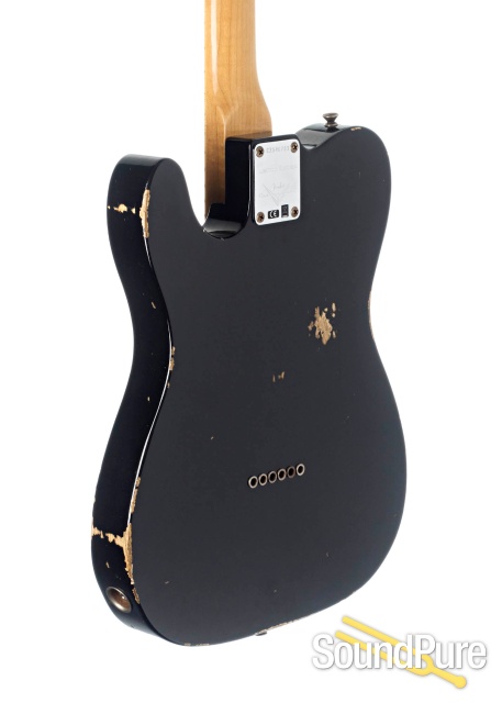 Fender CS LTD Tele Custom Black Relic #CZ546733 - Used — image 2