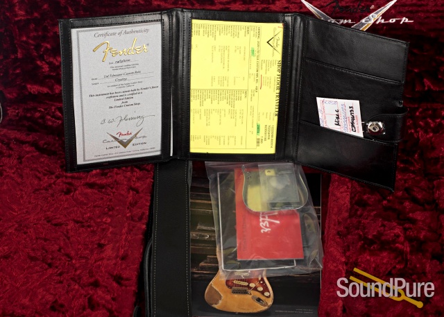 Fender CS LTD Tele Custom Black Relic #CZ546733 - Used — image 4