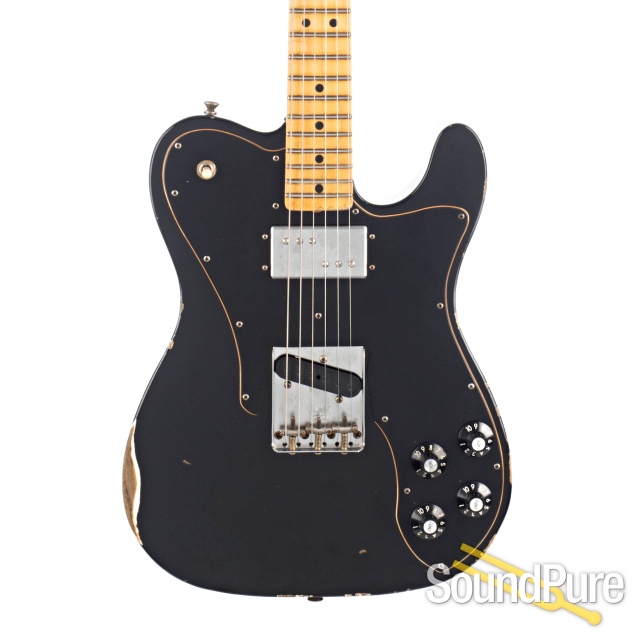 Fender CS LTD Tele Custom Black Relic #CZ546733 - Used — image 1