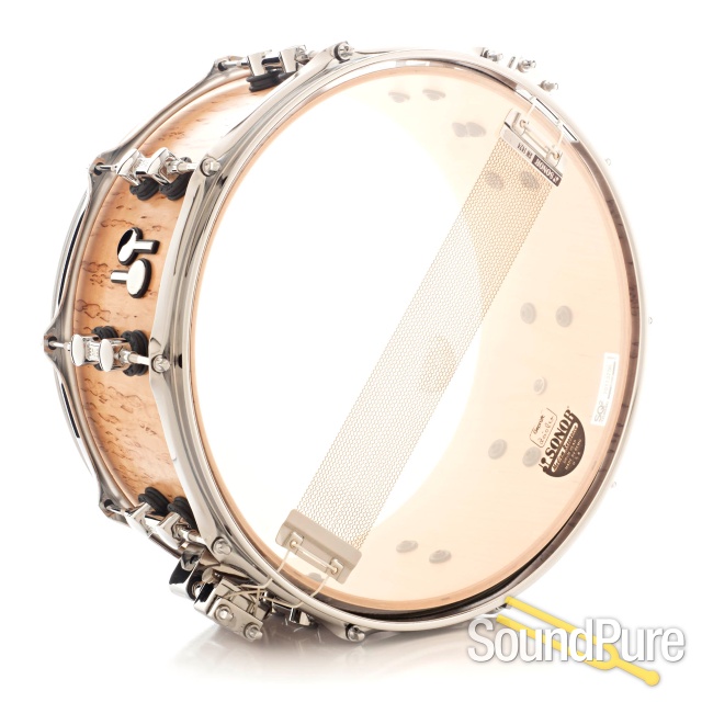 Sonor 6.5x14 SQ2 Medium Maple Snare Drum-Scandinavian — image 2