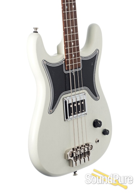 Serek Midwestern Vintage White Short Scale Bass #MW-120 — image 3