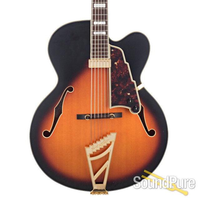 D'Angelico EXL-1 Sunburst Archtop Guitar #S160061130 - Used — image 1