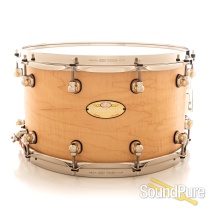 Pearl 8x14 Masterworks Maple Snare Drum-Matte Natural Flame