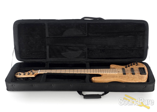 Elrick NJS 5/24 Quilted Maple 5-String Bass #E2612 - Used — image 5