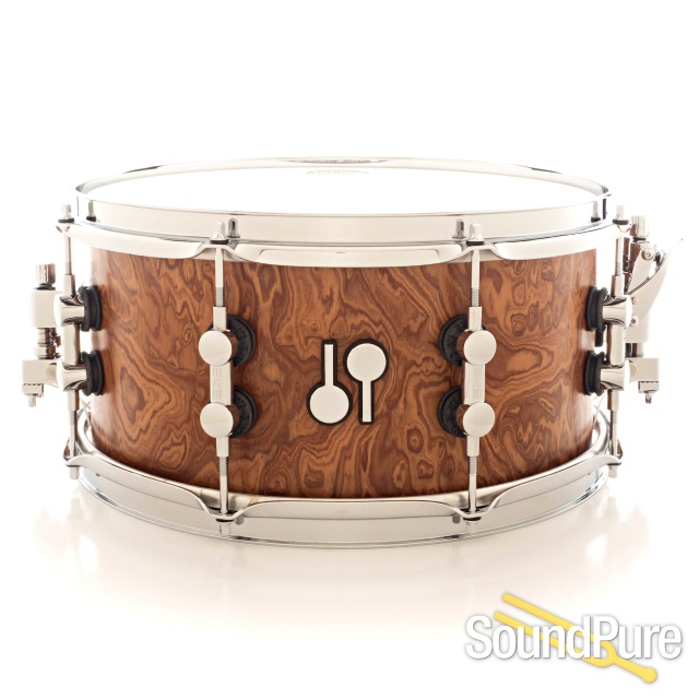 Sonor 6.5x13 SQ2 Medium Birch Snare Drum Walnut Roots Satin — image 1