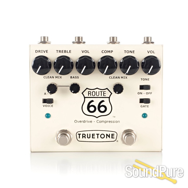Truetone Route 66 Overdrive/Compressor Pedal - Used — image 1
