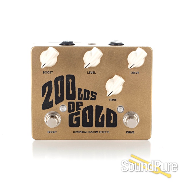 Lovepedal 200 Lbs of Gold Overdrive/Fuzz Pedal - Used — image 1
