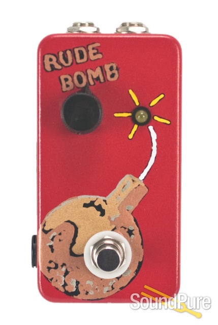Flickinger Rude Bomb Boost Pedal - Red — image 1
