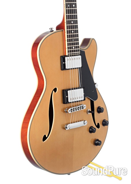 Comins GCS-1ES Vintage Blond Semi-Hollow Electric #112242 — image 3