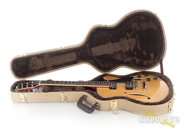 Comins GCS-1ES Vintage Blond Semi-Hollow Electric #112242 — image 4