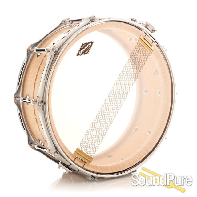 Craviotto 5.5x14 Private Reserve Curly Maple Snare Drum CI — image 2