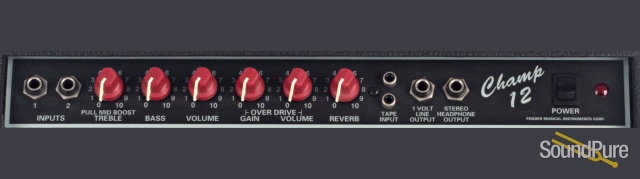 Fender Champ 12 Red Knob 12w 1x10 Combo Amp - Used — image 2