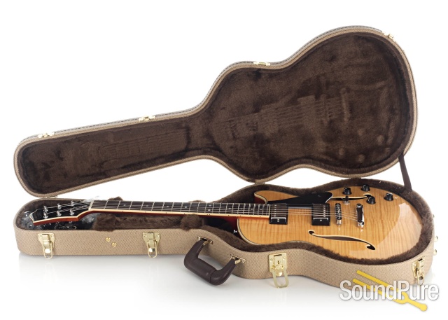 Comins GCS-1 Vintage Blonde Semi-Hollow Electric #112357 — image 4