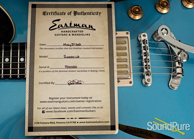 Eastman Romeo-LA Semi-Hollow Guitar #2100214 B-Stock — image 6
