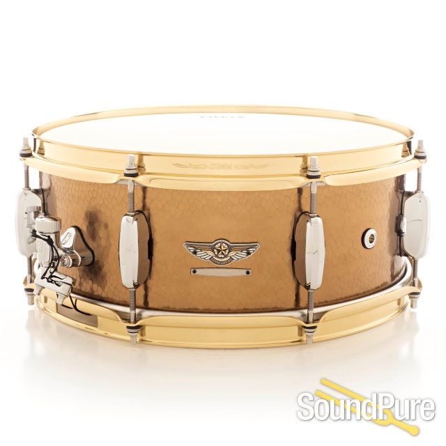 Tama 5.5x14 Star Reserve Hand Hammered Brass Snare Drum