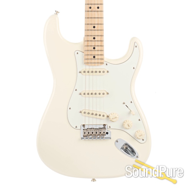 Fender American Pro Strat Olympic White #US16091652 - Used — image 1