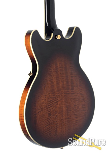 Ibanez JSM100 Sunburst Semi-Hollow Guitar #F1427885 - Used — image 2