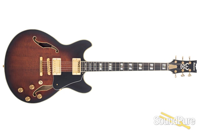 Ibanez JSM100 Sunburst Semi-Hollow Guitar #F1427885 - Used — image 8