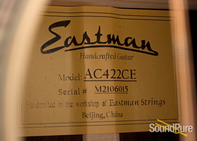 Eastman AC422CE Grand Auditorium Acoustic Guitar #M2106015 — image 4