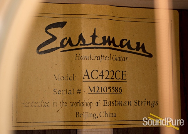 Eastman AC422CE Grand Auditorium Acoustic Guitar #M2105586 — image 3