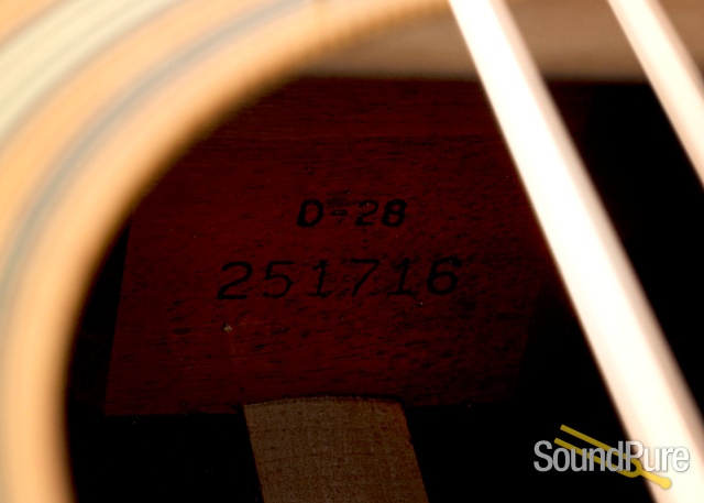 Martin 1969 D-28 Sitka/Brazilian RW Acoustic #251716 - Used — image 4