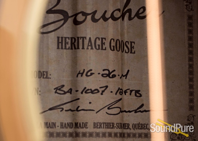 Boucher HG-26-M Adirondack/Bubinga #BA-1007-12FTB - Used — image 4