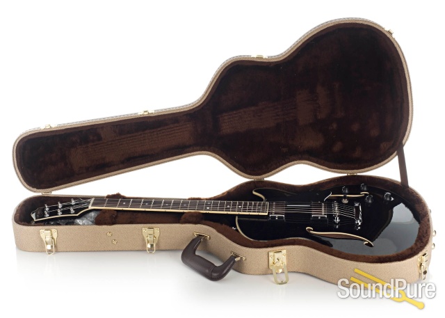 Comins GCS-1 Black Semi-Hollow Electric #112365 — image 4