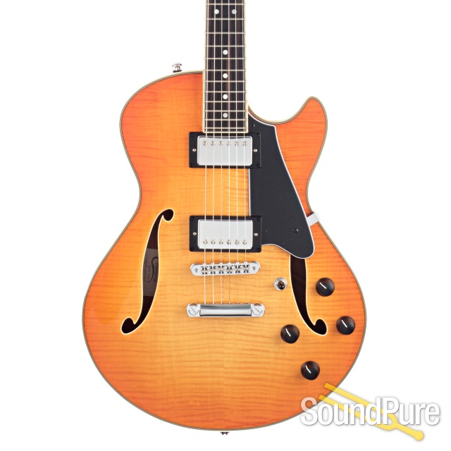 Comins GCS-1 Tangerine Burst Semi-Hollow Electric #112361 — image 1