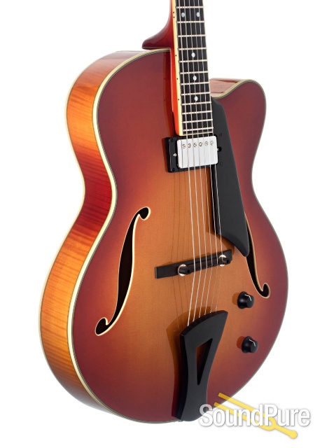 Comins GCS-16-1 Violin Burst Archtop Guitar #118126 — image 3