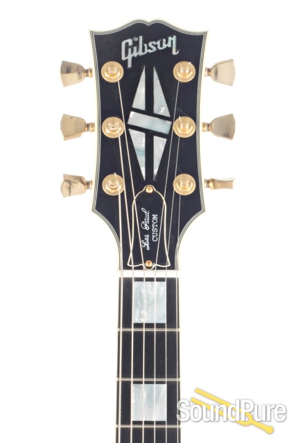 Gibson CS LP Custom Black Electric Guitar #404207 - Used — image 4