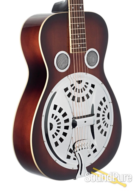 Gold Tone Paul Beard Signature Mahogany Resonator - Used — image 3