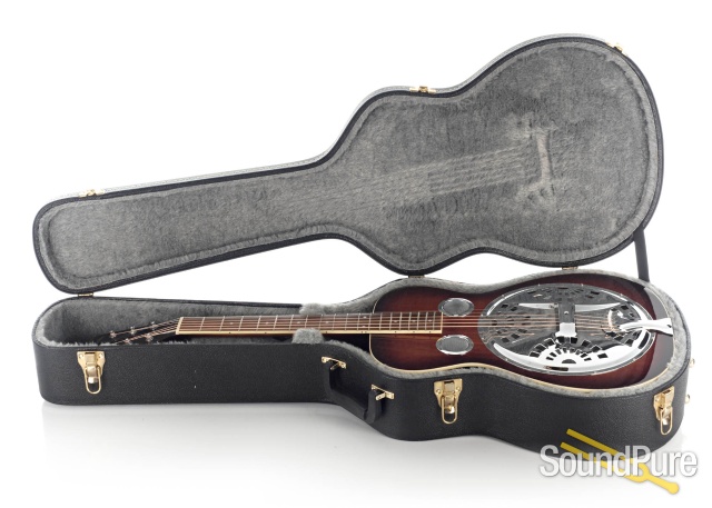 Gold Tone Paul Beard Signature Mahogany Resonator - Used — image 4