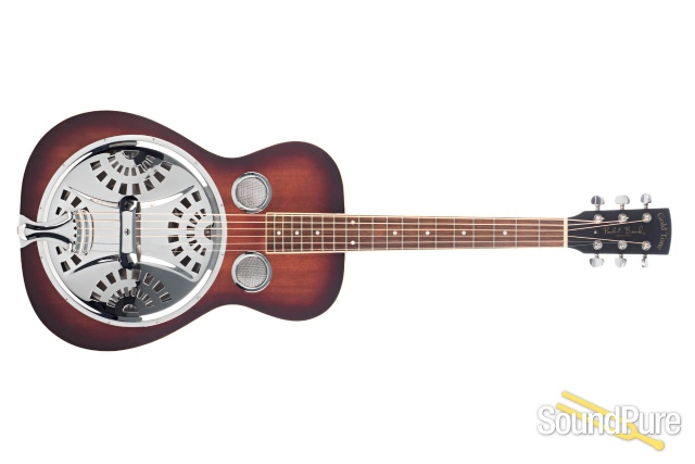 Gold Tone Paul Beard Signature Mahogany Resonator - Used — image 8