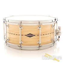 Craviotto 6.5x14 Poplar Custom Shop Snare Drum w/Inlay BB/BB