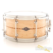 Craviotto 6.5x13 Maple Custom Snare Drum-Walnut Inlay