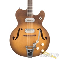 Harmony H74 Meteor Sunburst Semi-Hollow Guitar - Used