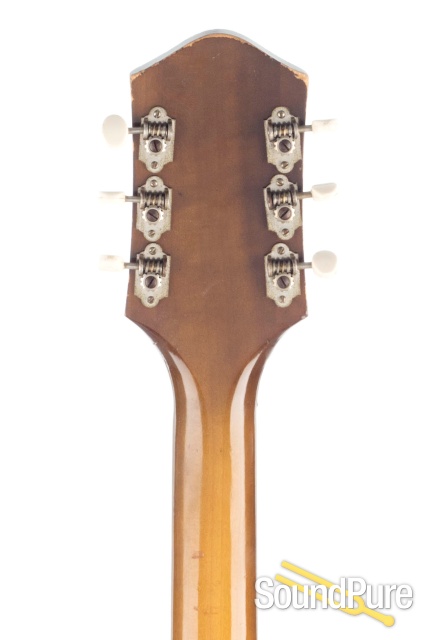 Harmony H74 Meteor Sunburst Semi-Hollow Guitar - Used — image 7