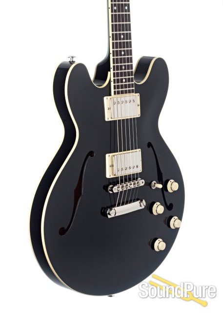 Collings I-35 LC Deluxe Jet Black Semi-Hollow #191389 - Used — image 3