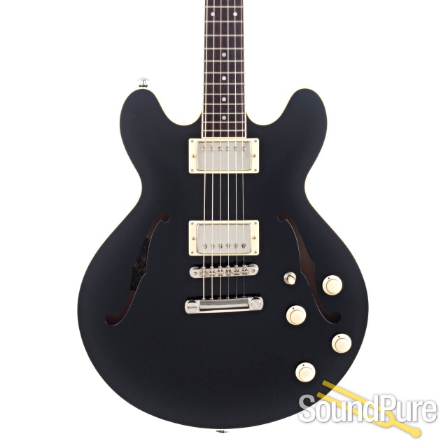 Collings I-35 LC Deluxe Jet Black Semi-Hollow #191389 - Used — image 1