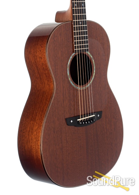 Goodall Parlor All Mahogany Acoustic Guitar #5556 - Used — image 4