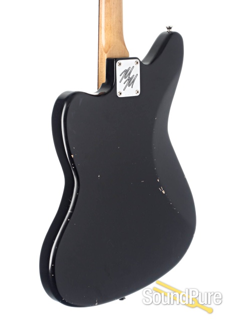 Mario Guitars Jag-Style Black Medium Relic #319412 - Used — image 2