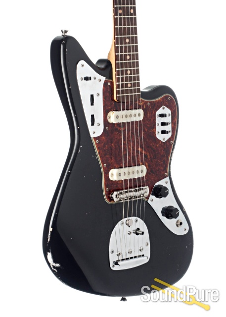 Mario Guitars Jag-Style Black Medium Relic #319412 - Used — image 3