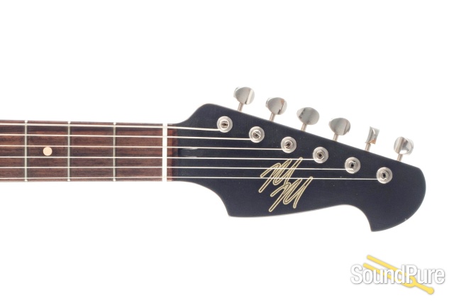 Mario Guitars Jag-Style Black Medium Relic #319412 - Used — image 4