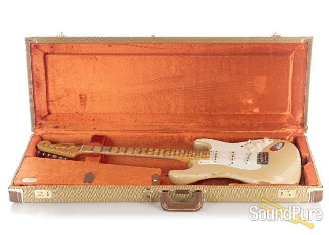 Fender CS '56 Stratocaster Relic Desert Sand #R82228 - Used — image 6