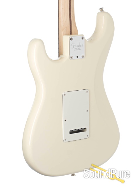 Fender American Pro Strat Olympic White #US19023551 - Used — image 2